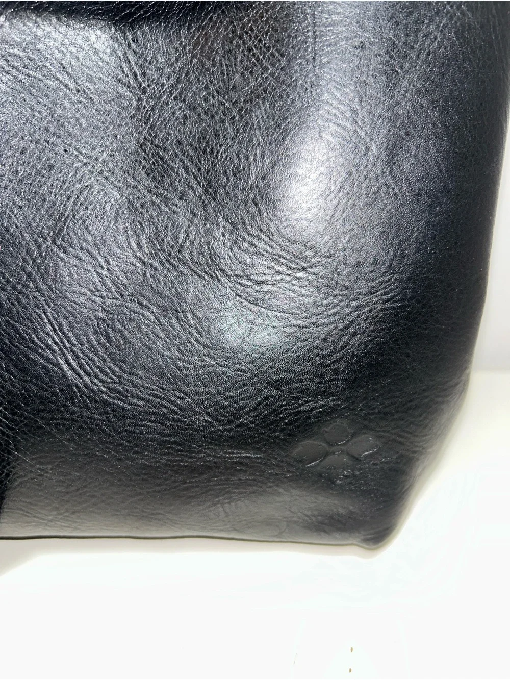 Patricia Nash Luzille Convertible Black Leather Backpack Crossbody Shoulder Bag